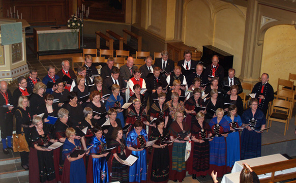 Á kirkjukórstevnu í Finnlandi