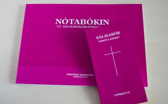 Nótabókin til Sálmabókaruppískoytið komin