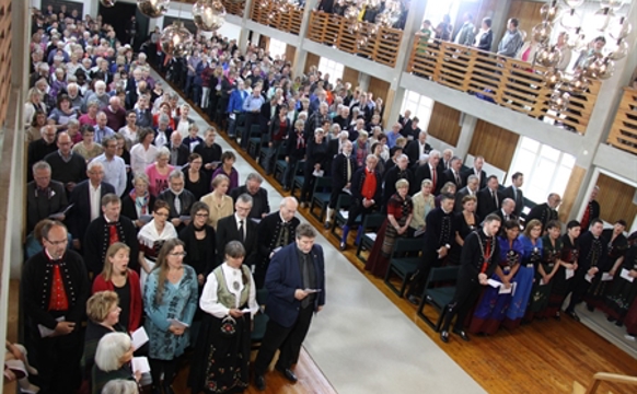 Sálmafagnaður í Klaksvík.