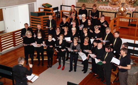 5- ÁRA JUBILEUMSKONSERT VIÐ KÓRINUM Í CHRISTIANSKIRKJUNI.