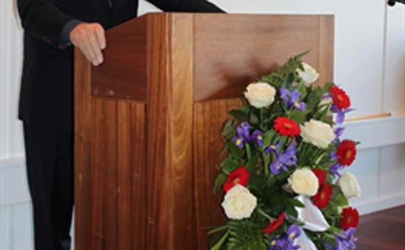 Røða allahalgannadag 2017 hildin á minningarhaldi teirra sjólátnu á Vinnuháskúlanum