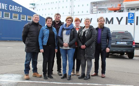 Íslandstoymið hjá PODAS er aftur ávegis til Íslands