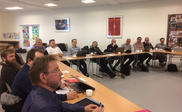 Sóknarprestarnir á námsferð (1)