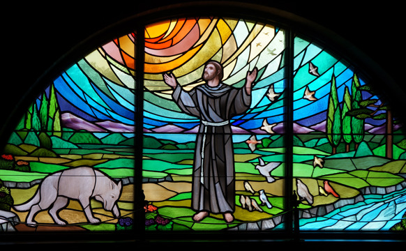 Frans úr Assisi fagnar sólini.jpg